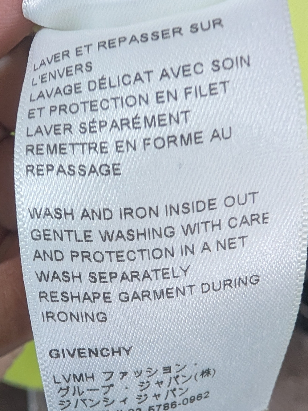 Givenchy Neon Green Logo Sweatshirt - Picture 7 of 8